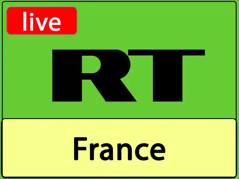 Watch the live broadcast channel Russia Today France